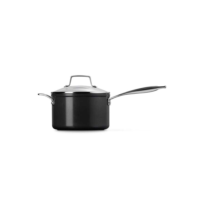 Le Creuset Non-Stick Ceramic Saucepan with Helper Handle 20cm image number 3